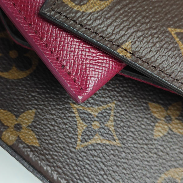 FÉLICIE Monogram Coated Canvas Brown