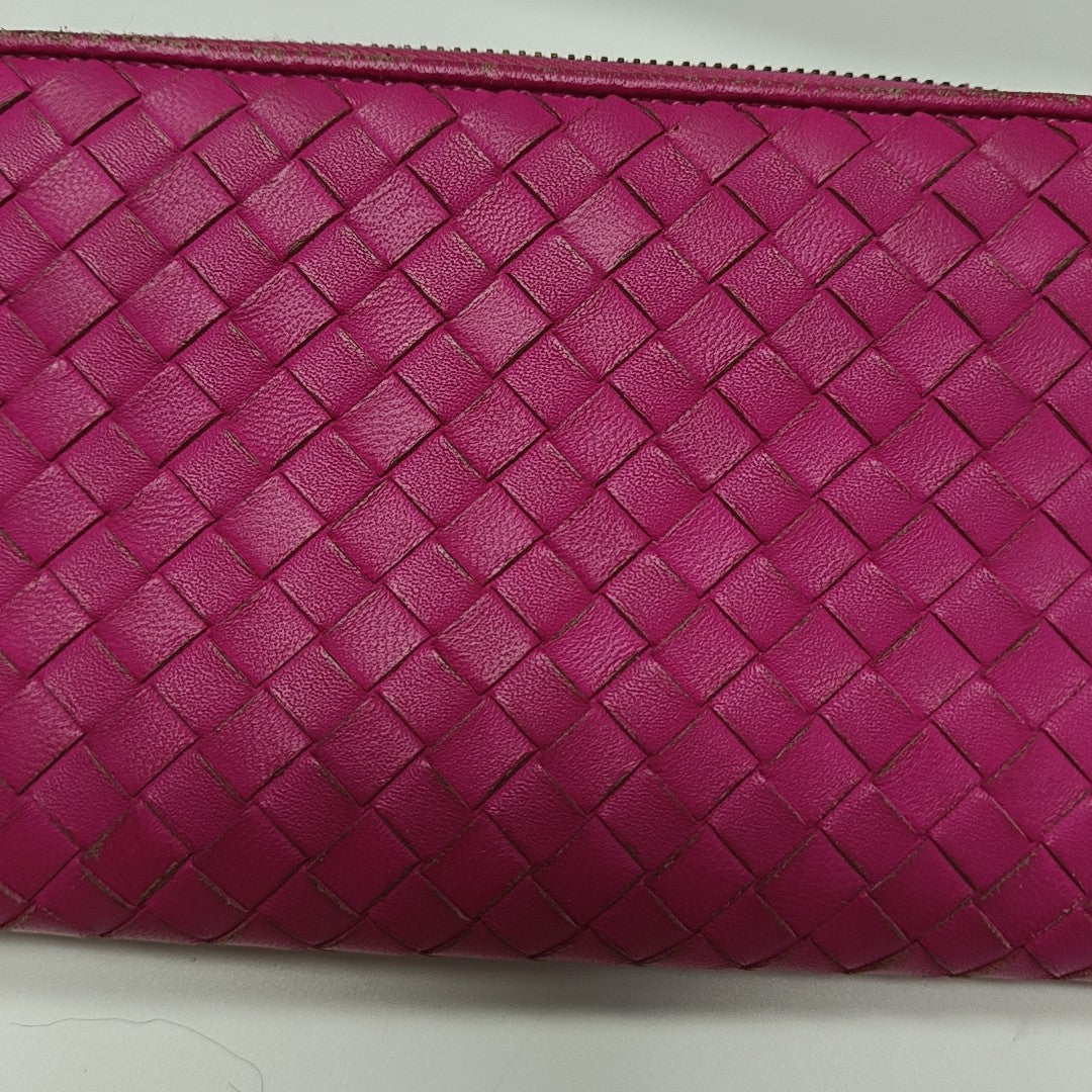 Lambskin Wallet Red