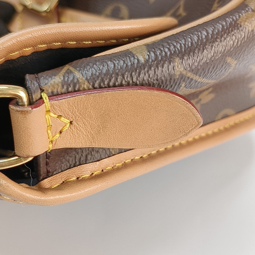 DIANE Monogram Coated Canvas Brown