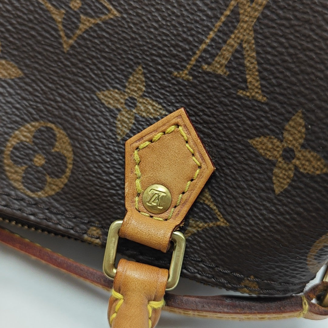 SPEEDY Nano Monogram Coated Canvas Brown
