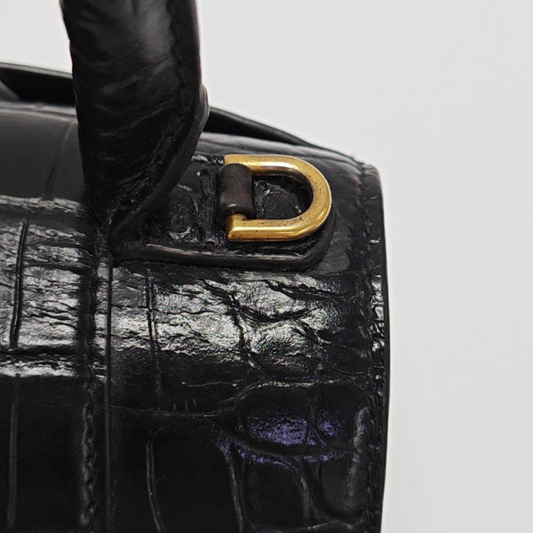 Hourglass XS Calfskin Black