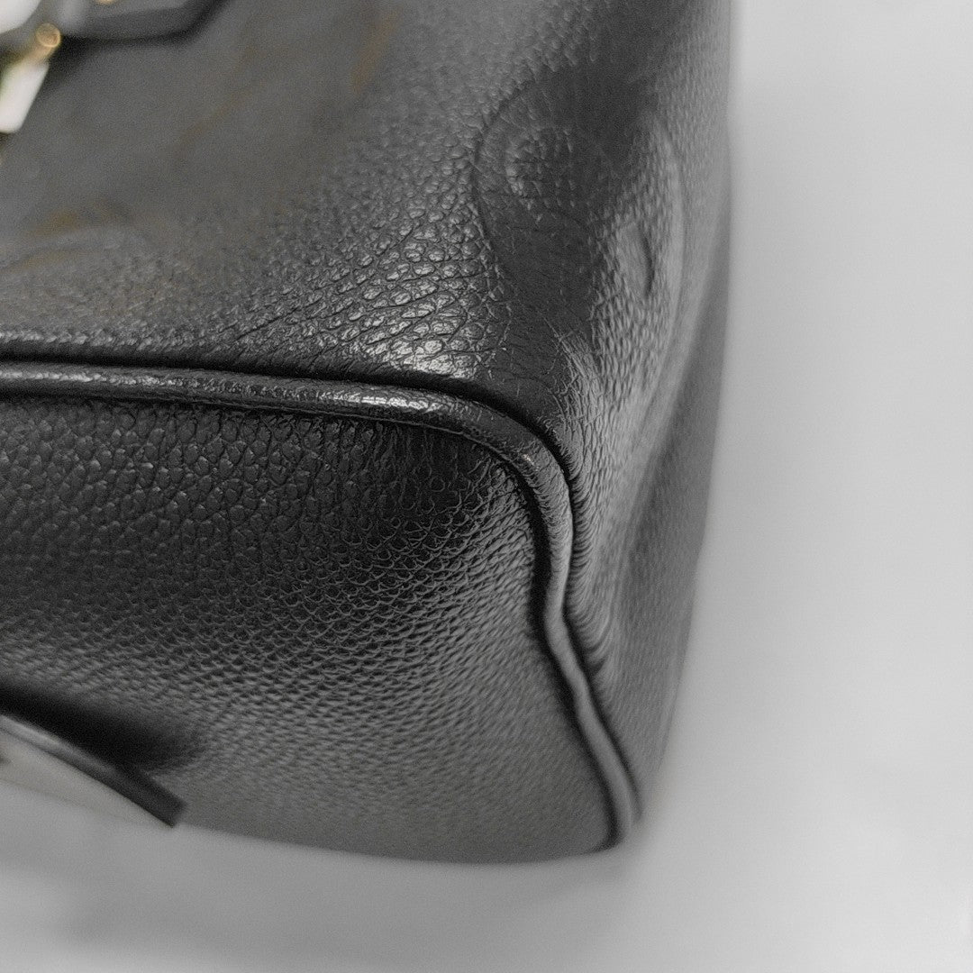 SPEEDY 20 Monogram Calfskin Black