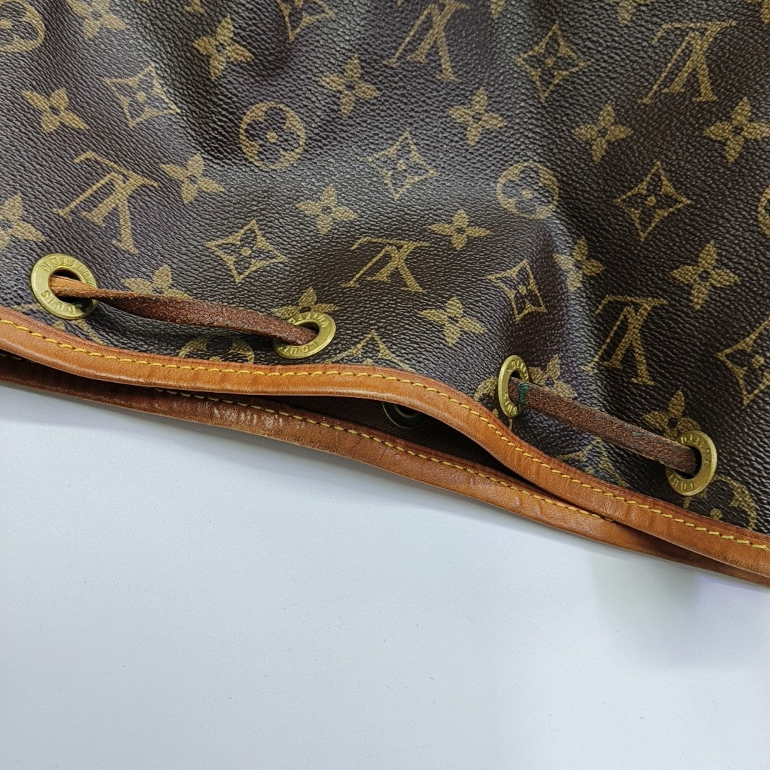 NOÉ GM Monogram Coated Canvas Brown