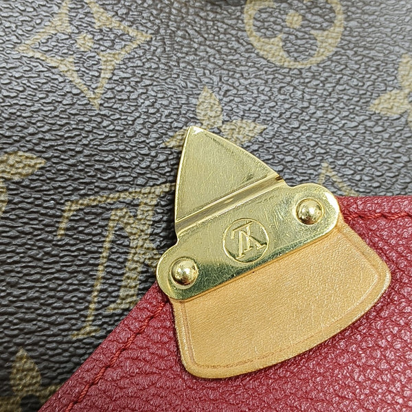 PALLAS BB Monogram Coated Canvas Brown
