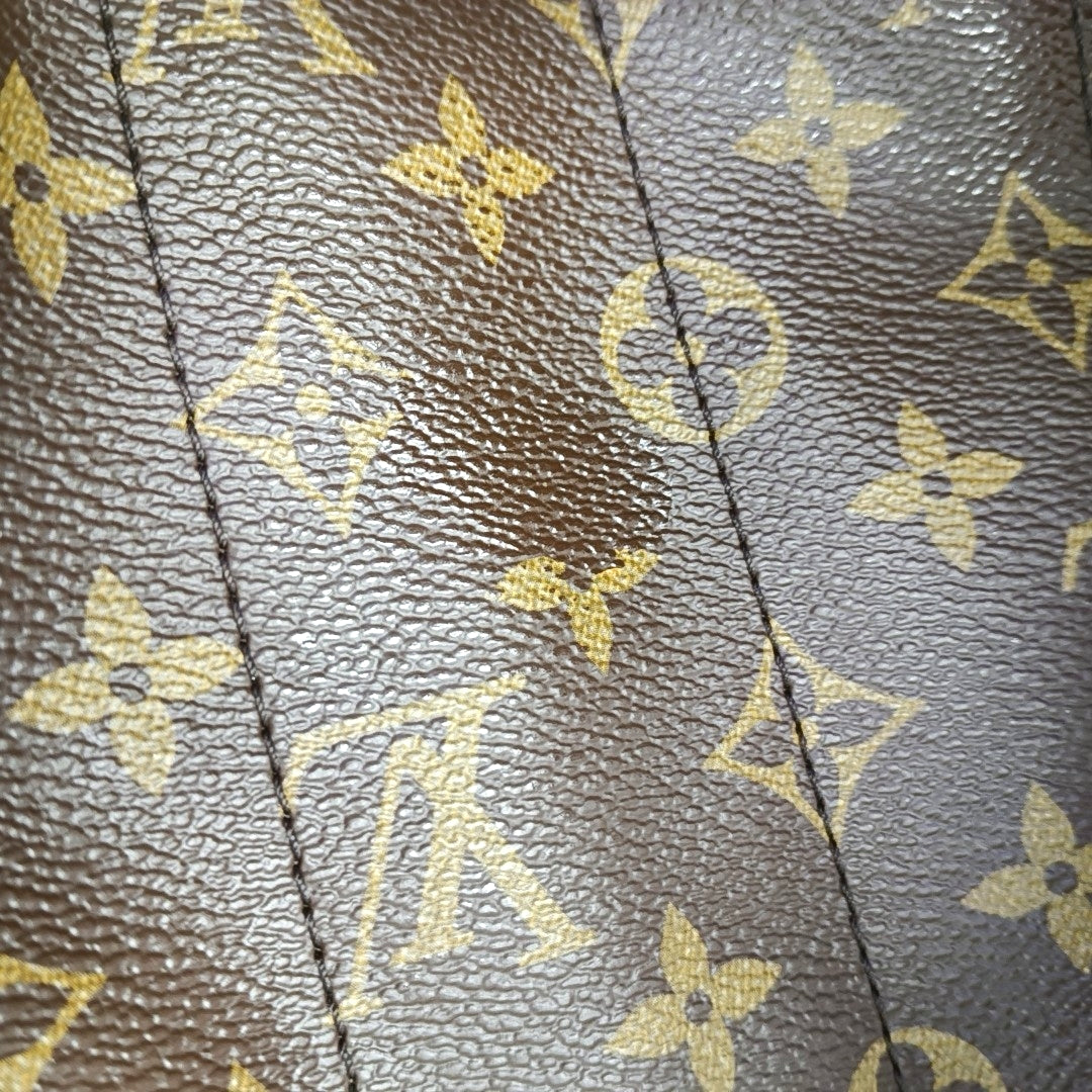 PALM SPRINGS PM Monogram Coated Canvas Brown