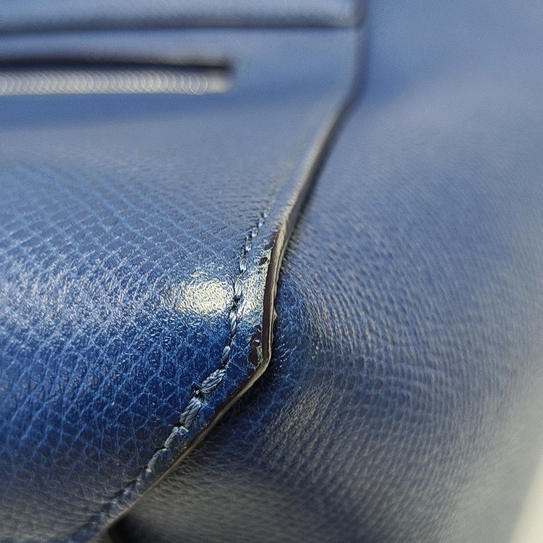 BELT Micro Calfskin Blue