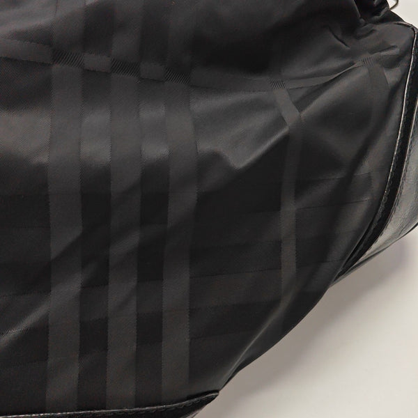 Nylon Top Handle Bag Black