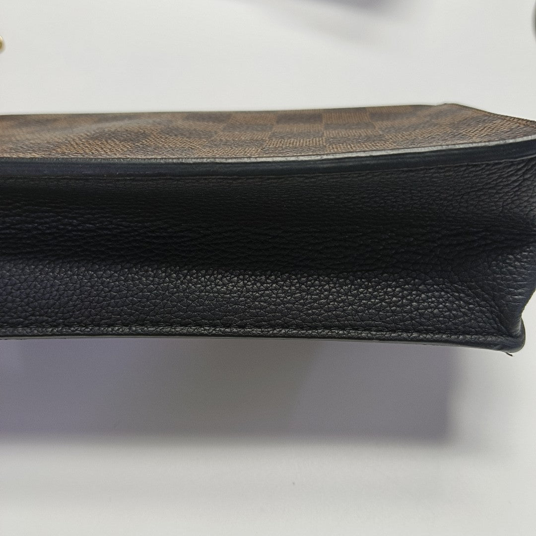 VAVIN Damier Ebene Coated Canvas Brown