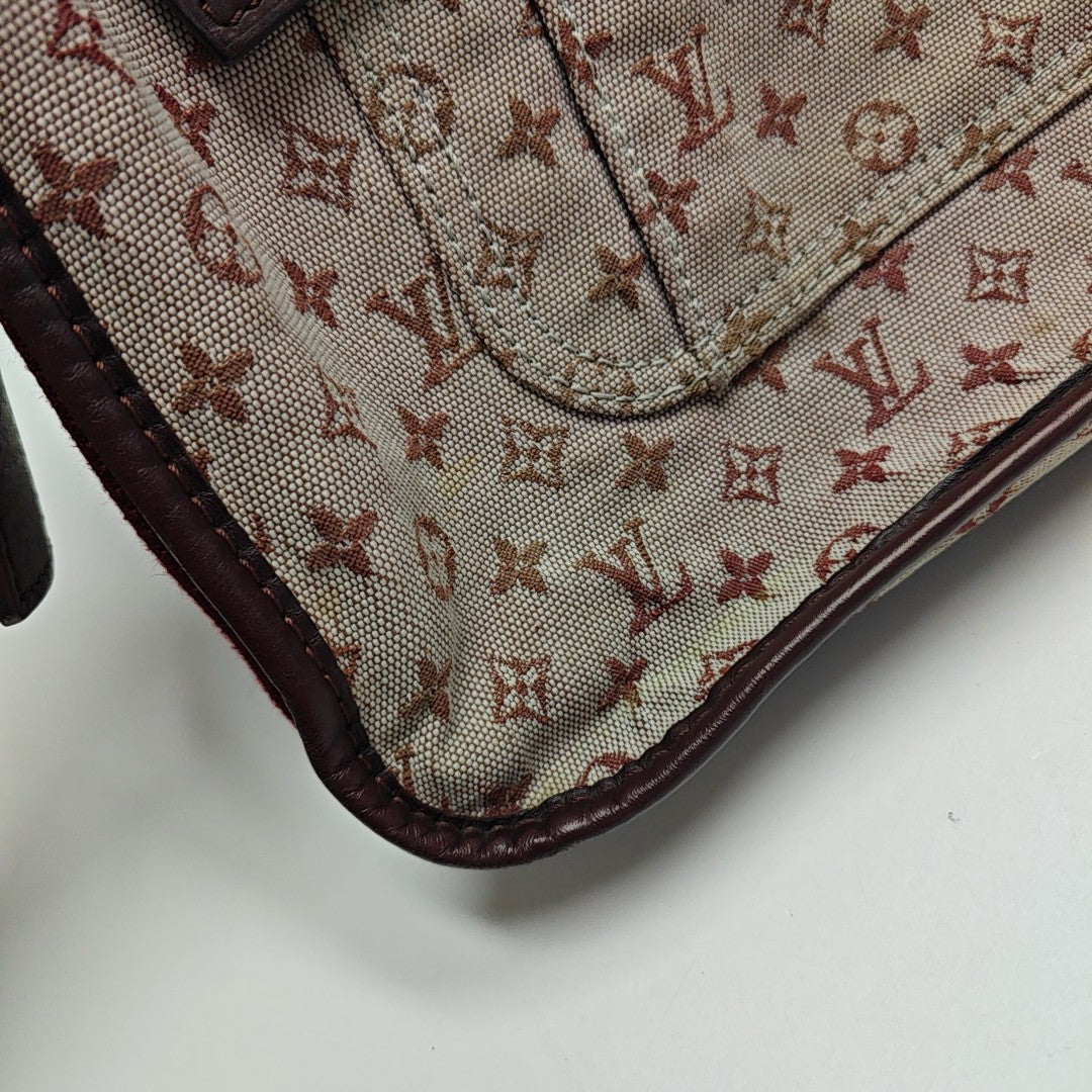 MARY KATE Monogram Canvas Red