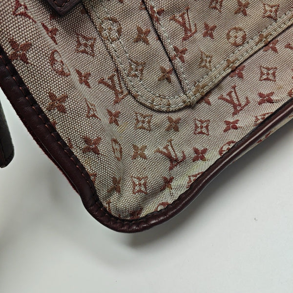 MARY KATE Monogram Canvas Red