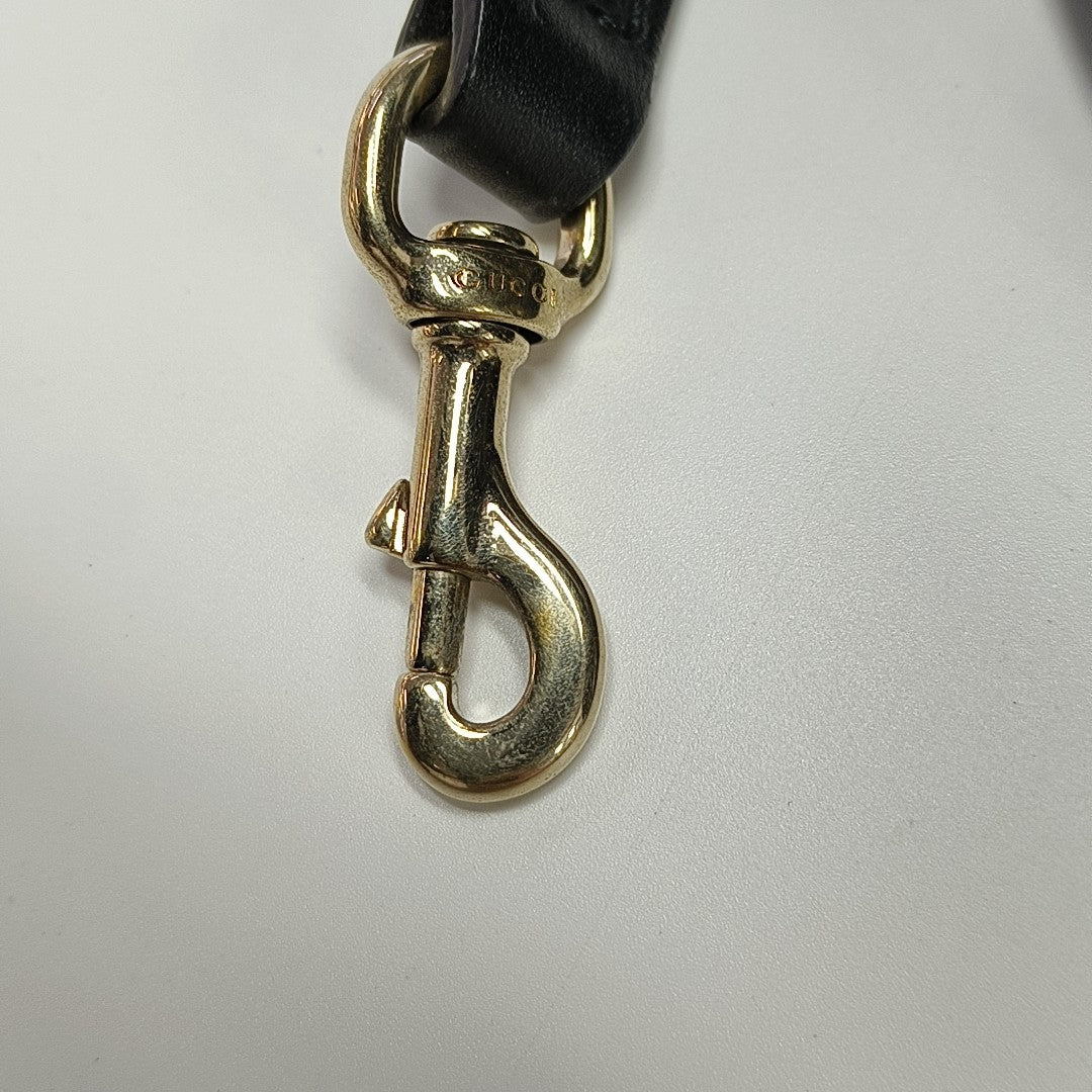 Microguccissima Monogram Calfskin Black
