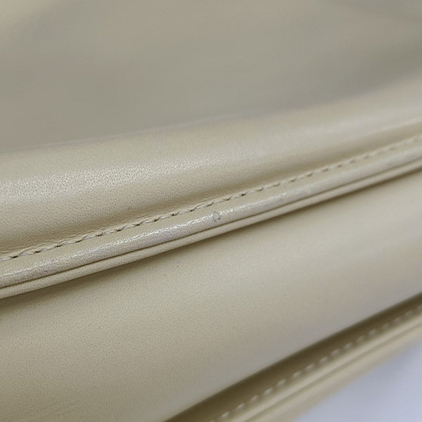 Calfskin Top Handle Bag Beige