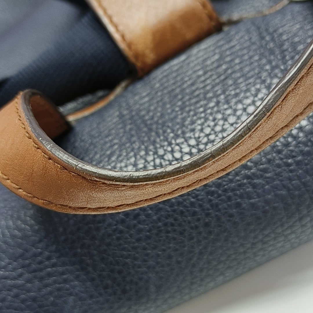 Calfskin Backpack Blue