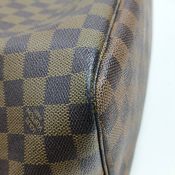Authenticated pre-owned  NEVERFULL MM Damier Ebene Coated Canvas Brown - Tote Bag at Looply