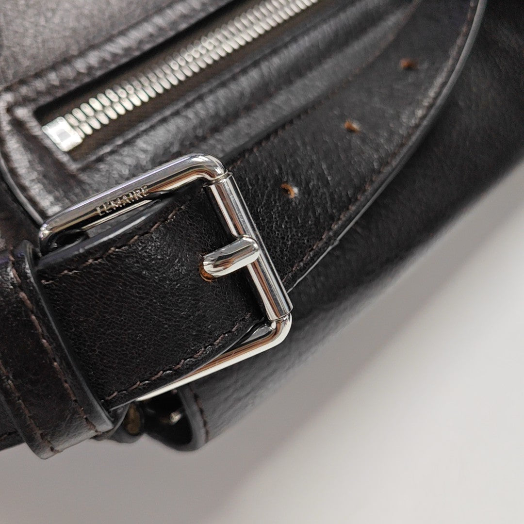Calfskin Shoulder Bag Brown