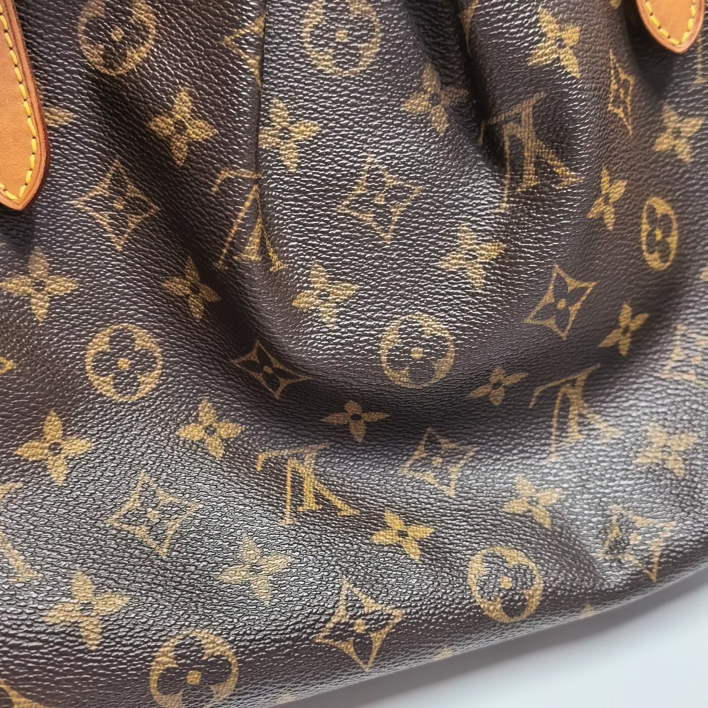 TIVOLI GM Monogram Coated Canvas Brown