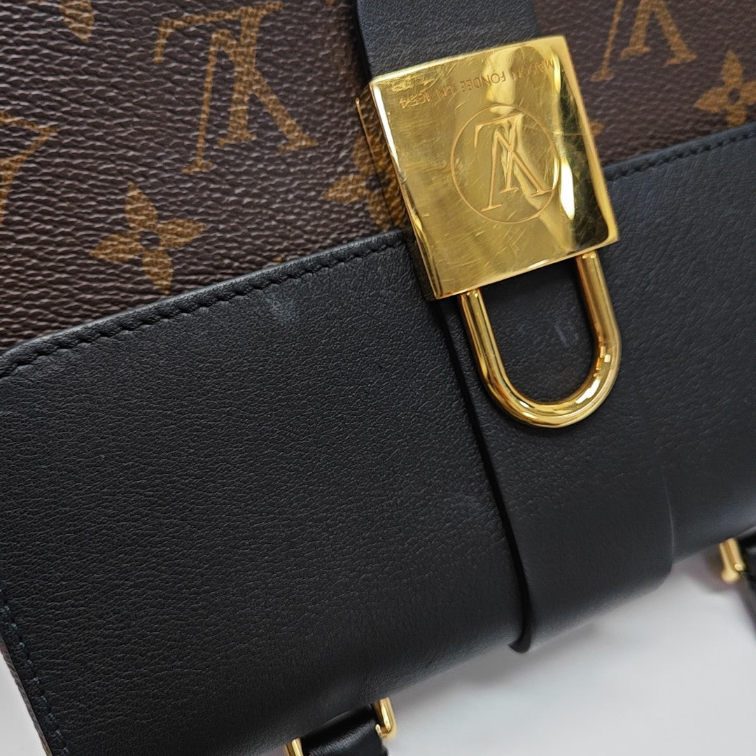 LOCKY BB Monogram Coated Canvas Brown