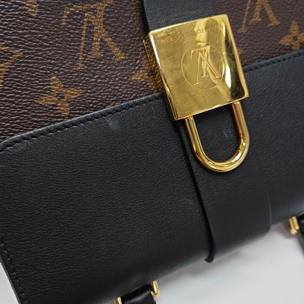 LOCKY BB Monogram Coated Canvas Brown