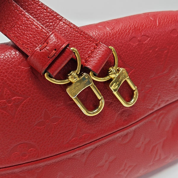 Authenticated pre-owned  SPEEDY 25 Monogram Calfskin Red - Shoulder Bag at Looply