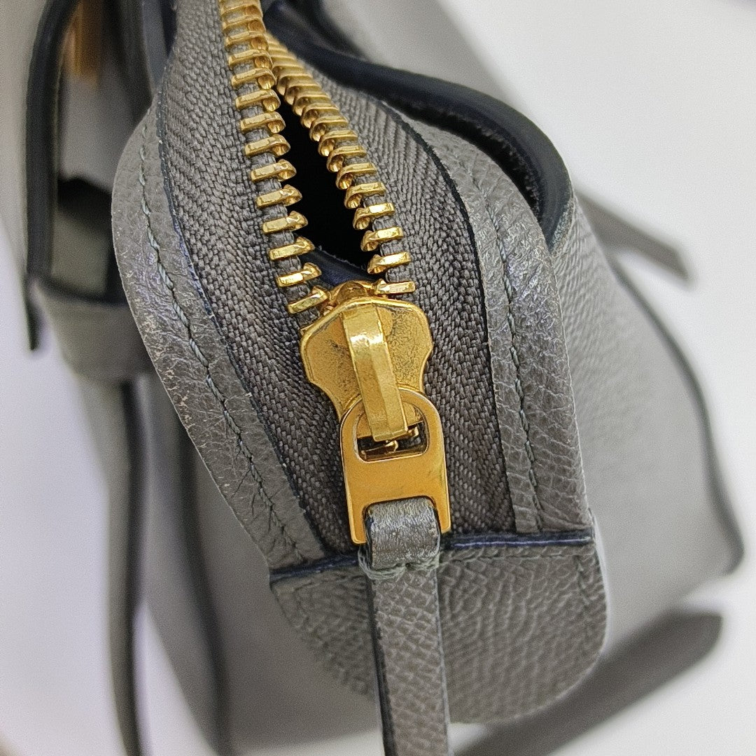 BELT Micro Calfskin Gray