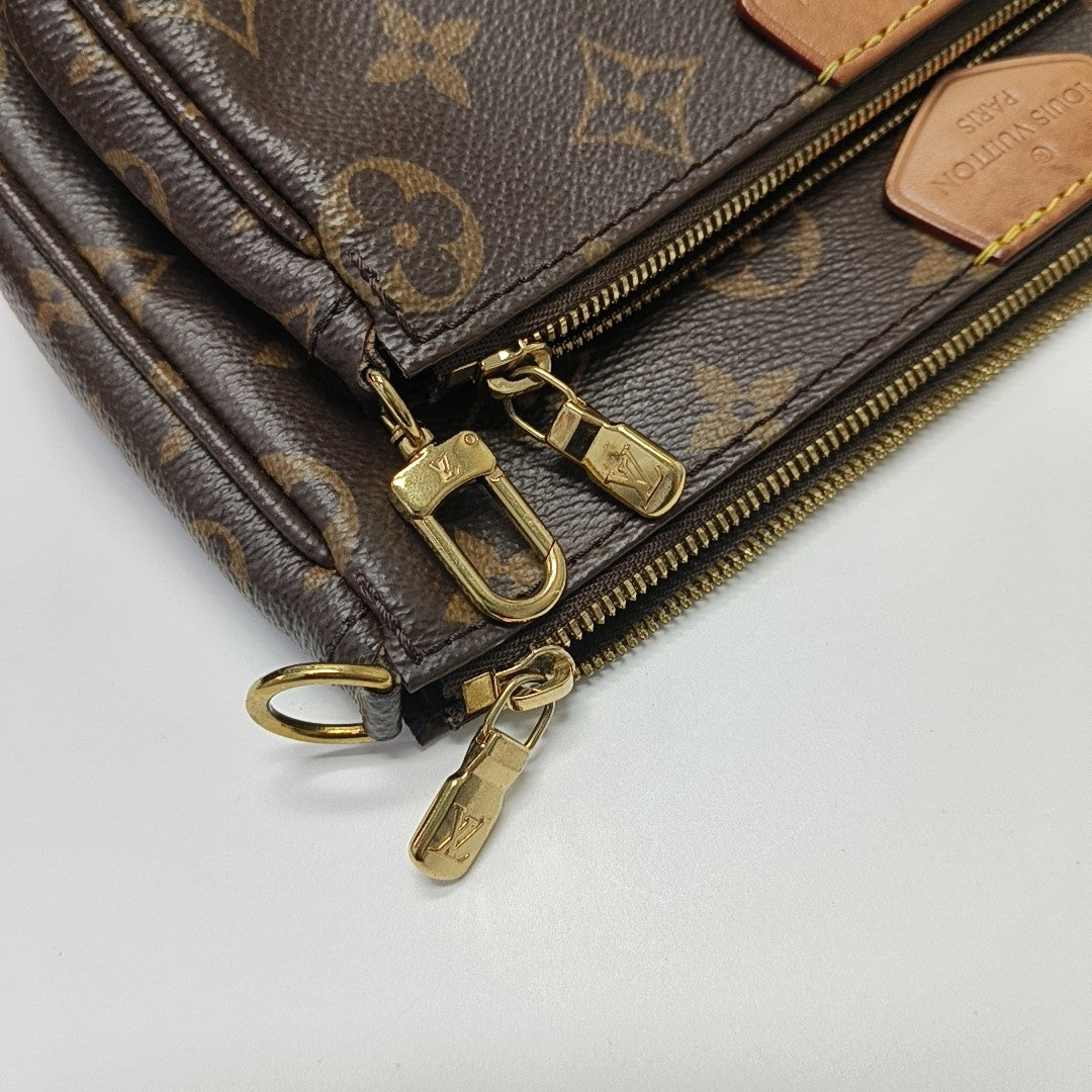MULTI Monogram Coated Canvas Brown