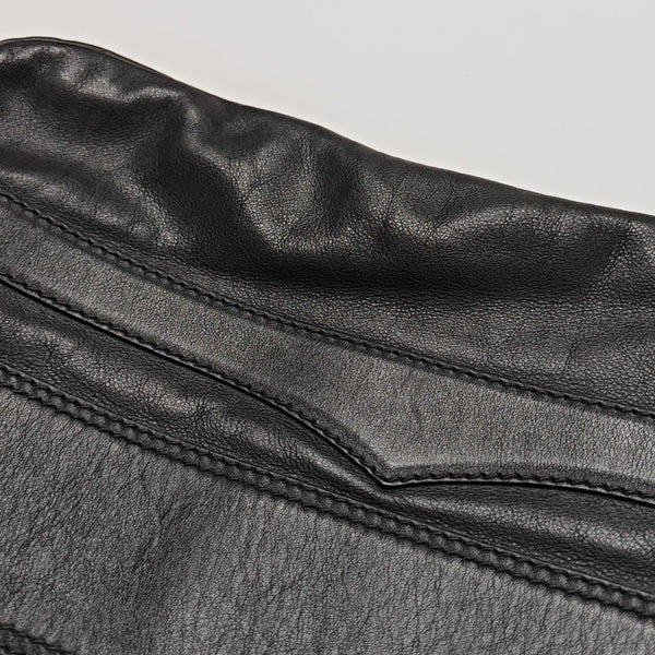 Calfskin Shoulder Bag Black