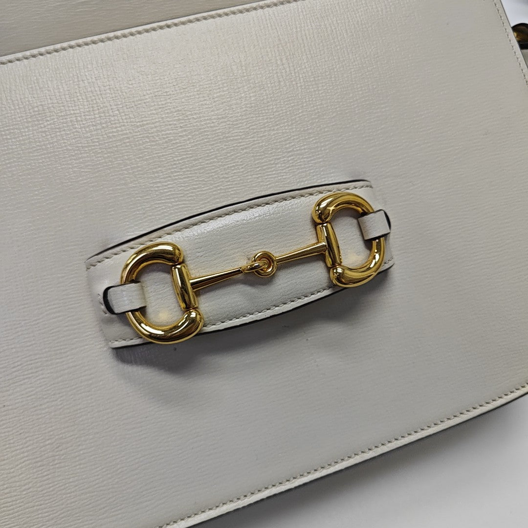 Horsebit 1955 Small Calfskin White