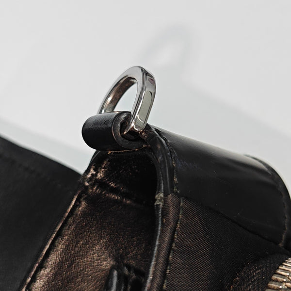 Fabric Shoulder Bag Black