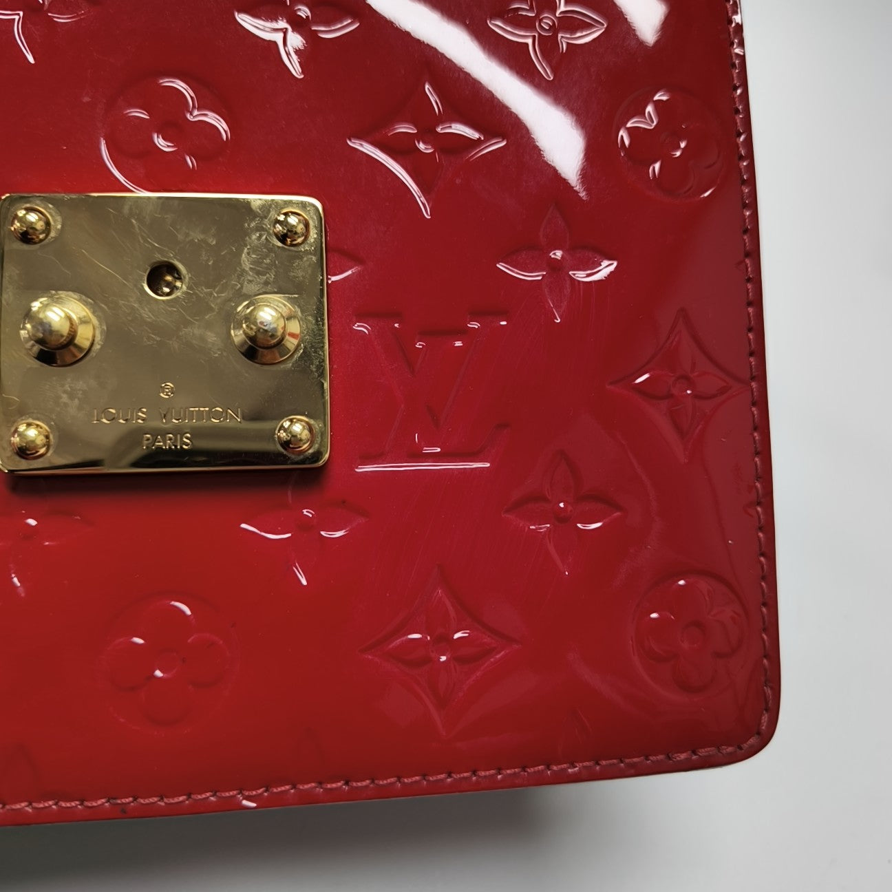 SPRING STREET Patent Leather Red