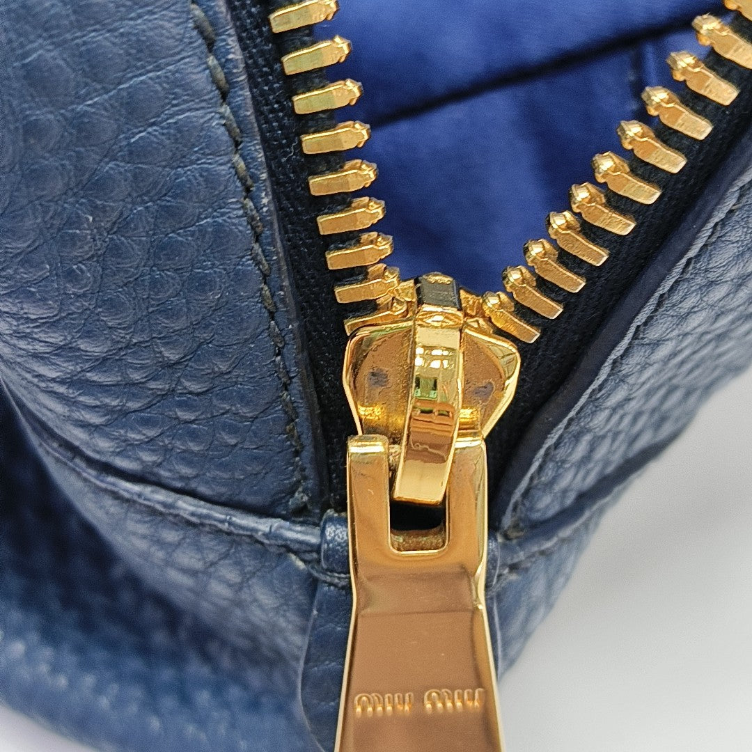 Vitello Calfskin Blue