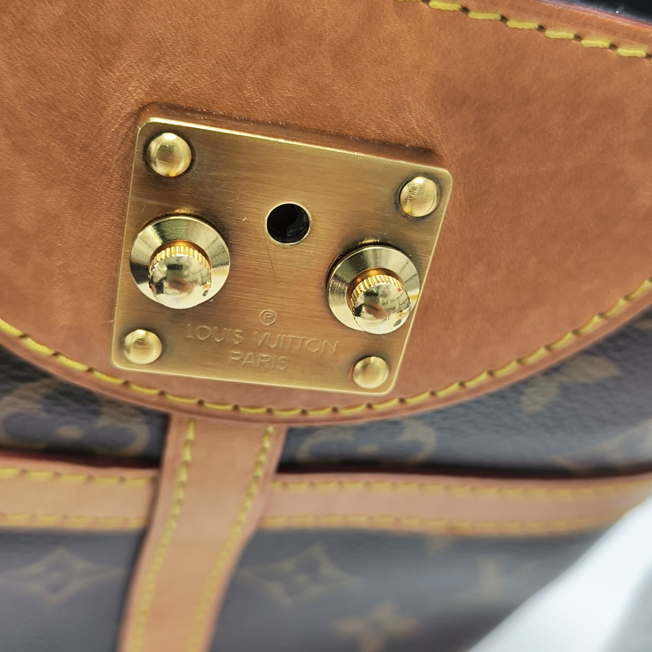 DUFFLE Monogram Coated Canvas Brown