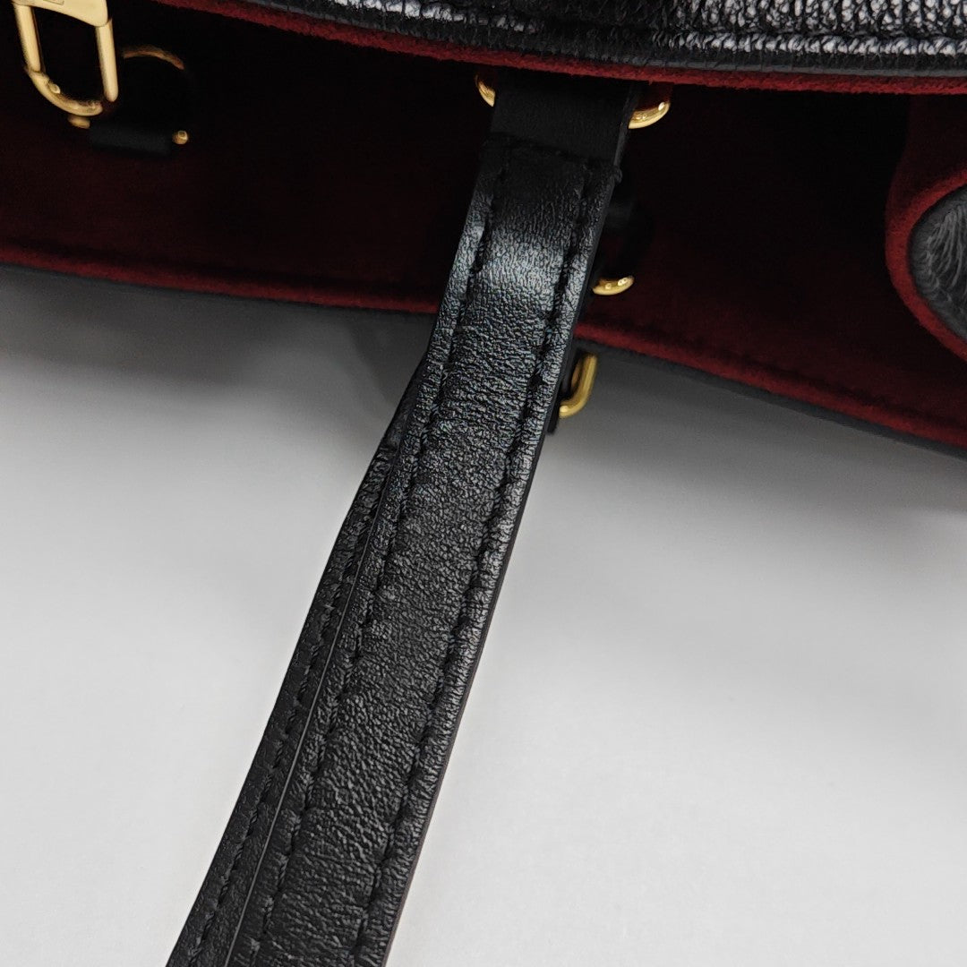 ONTHEGO MM Monogram Calfskin Black