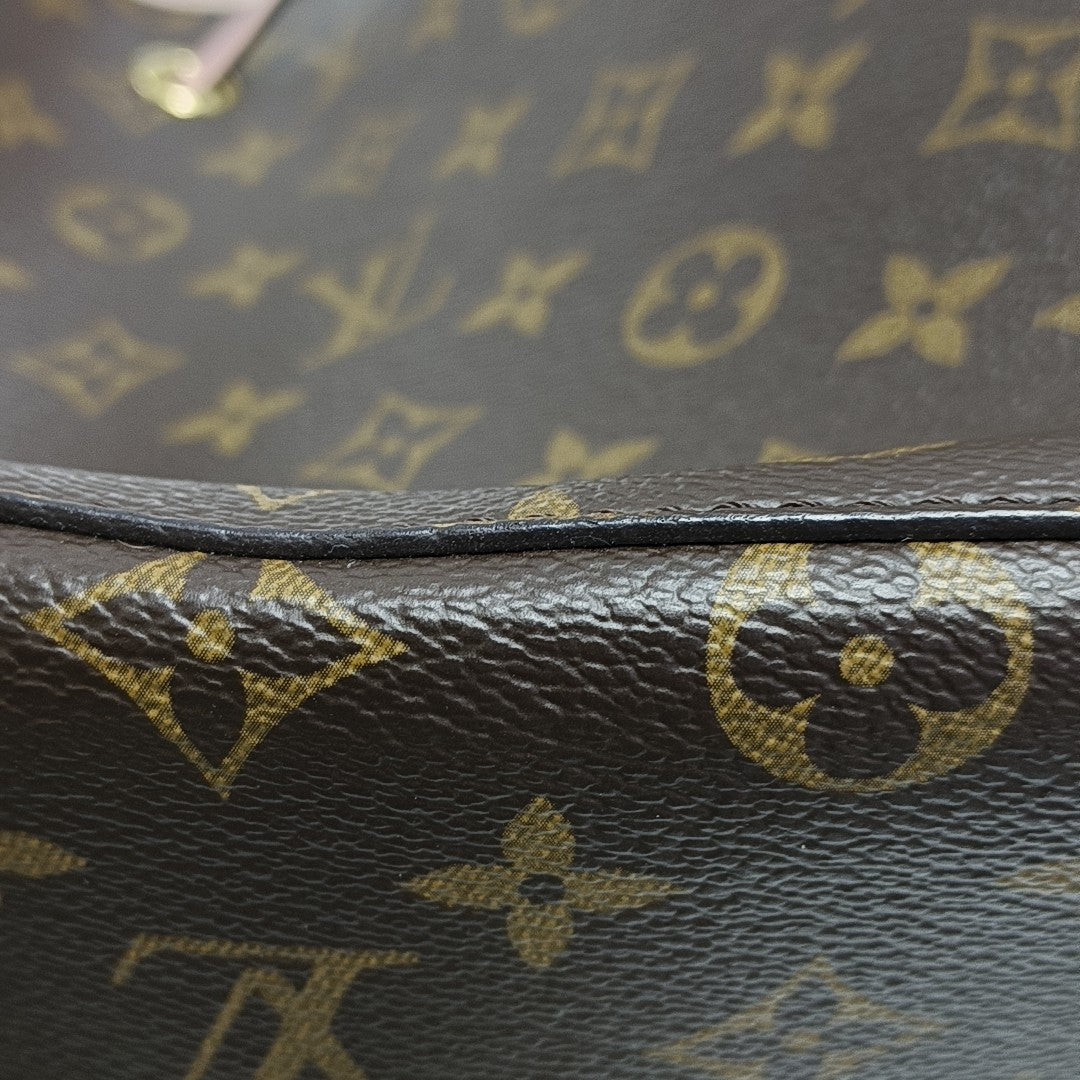 NÉONOÉ MM Monogram Coated Canvas Brown