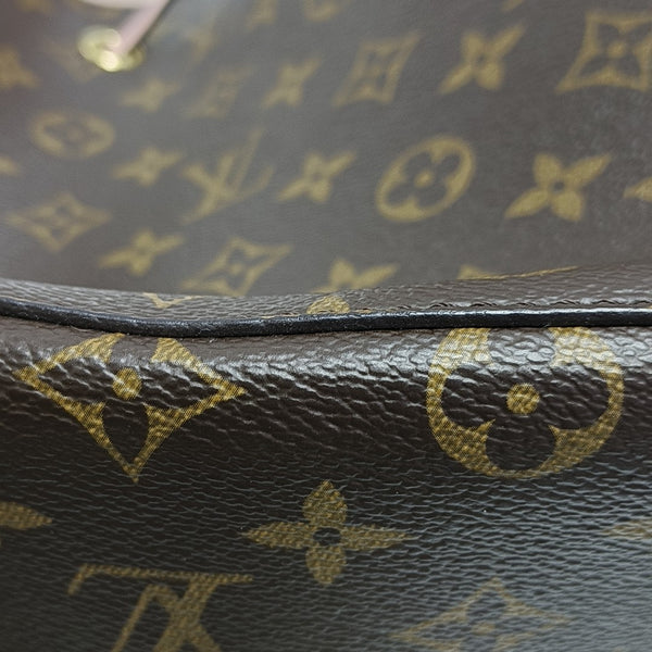 NÉONOÉ MM Monogram Coated Canvas Brown