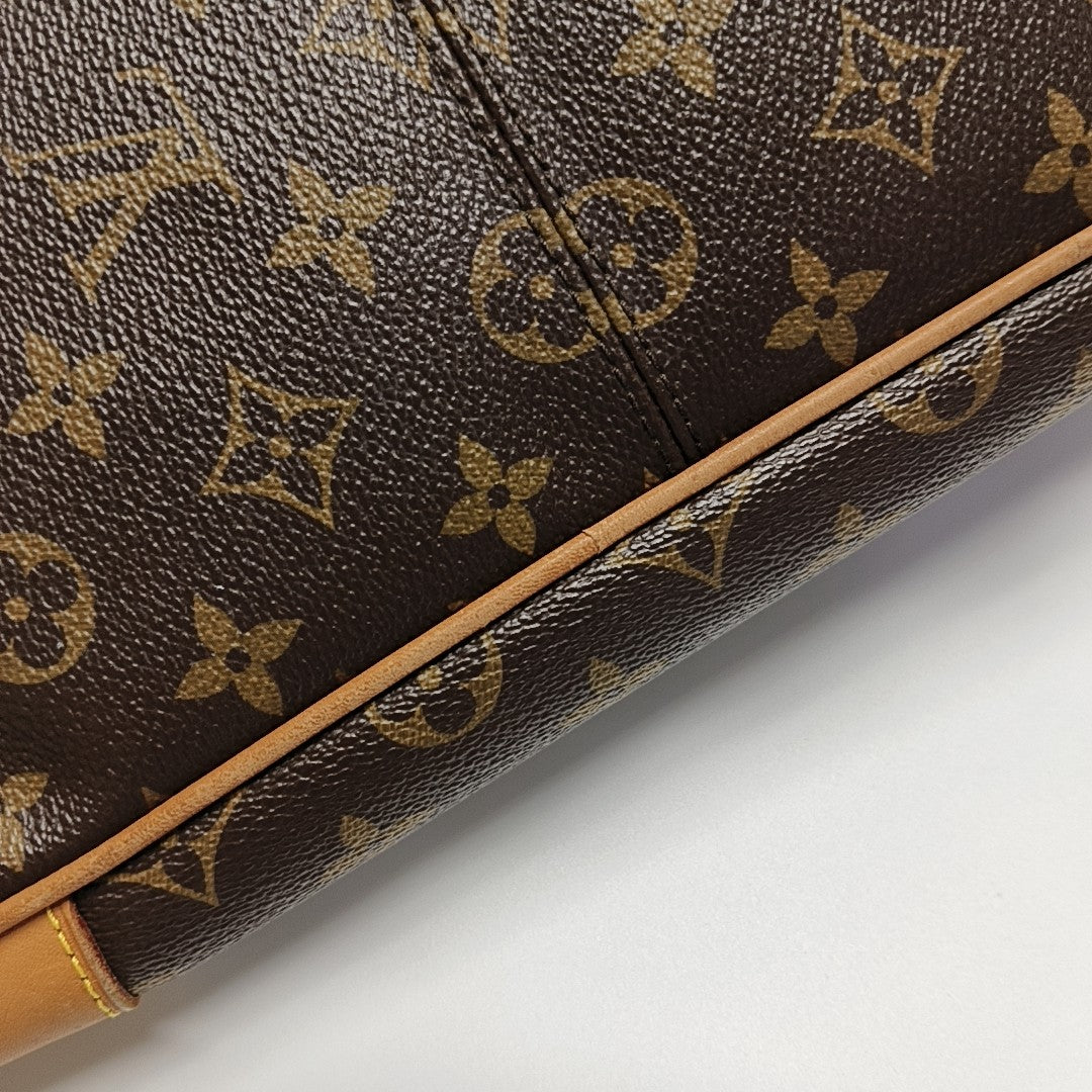 ESTRELA MM Monogram Coated Canvas Brown