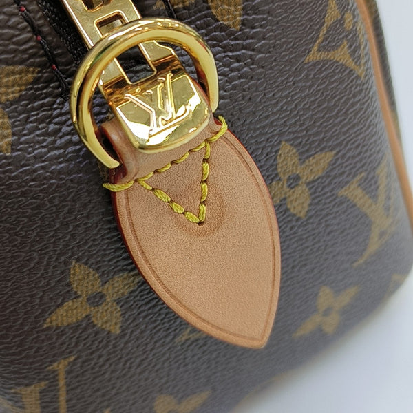 SPEEDY 20 Monogram Coated Canvas Brown