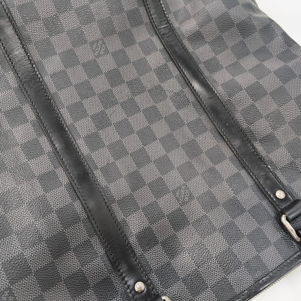 TADAO MM Damier Graphite Coated Canvas Gray