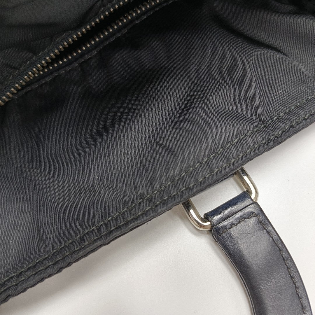 Nylon Shoulder Bag Black