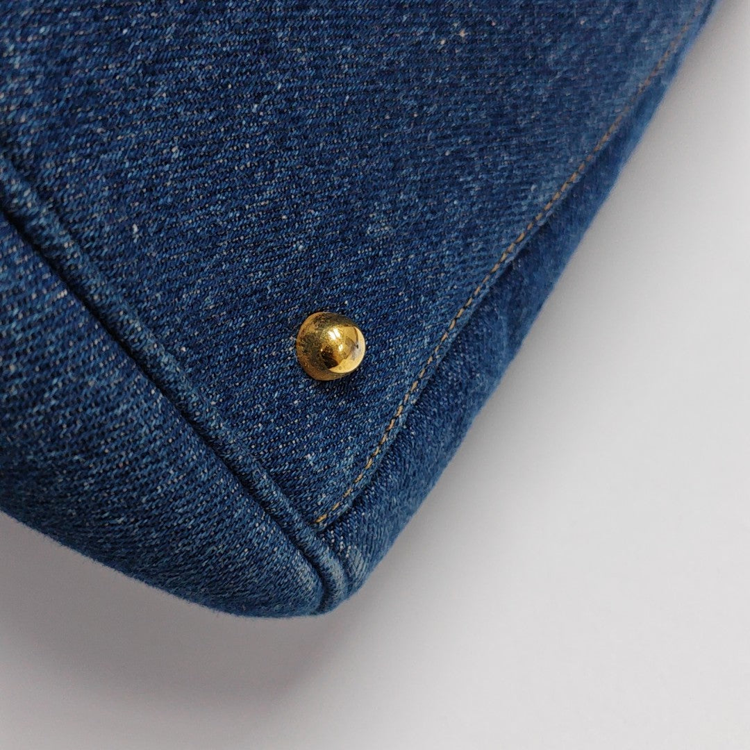 Denim Shoulder Bag Blue