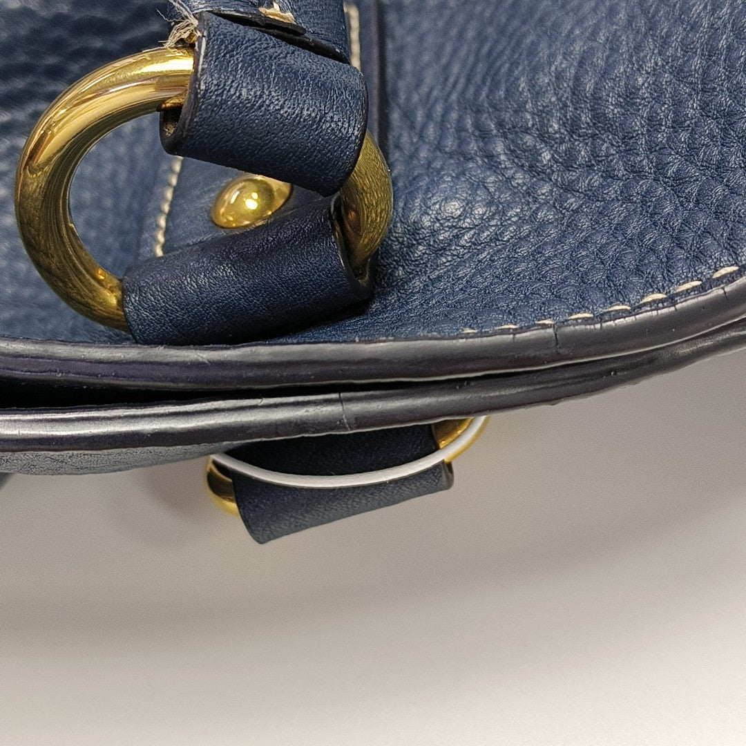 Calfskin Tote Bag Blue