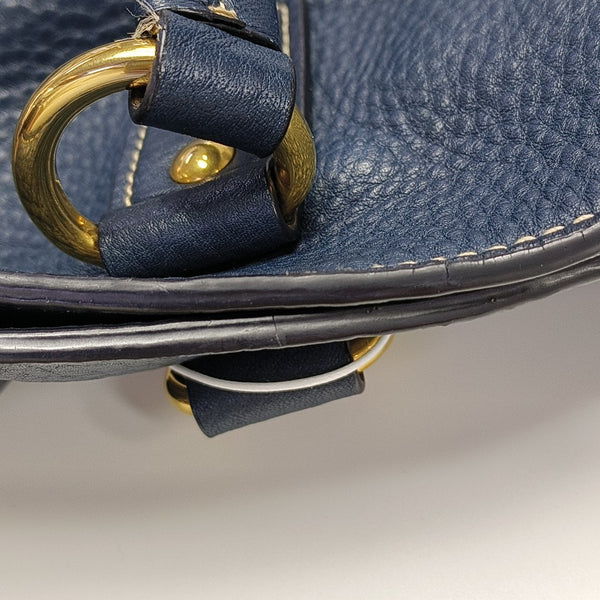 Calfskin Tote Bag Blue