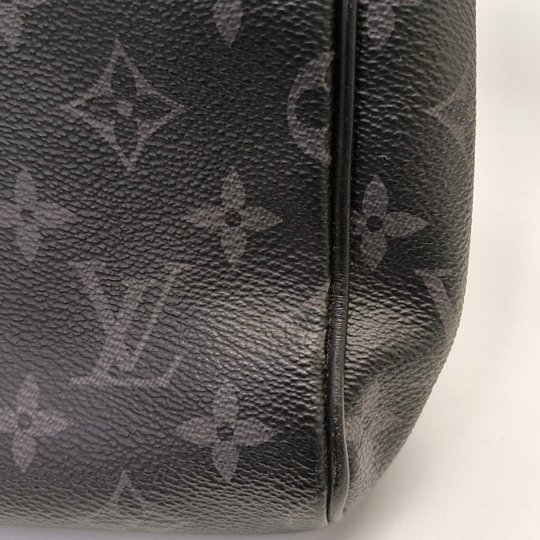 DISTRICT MM Damier Graphite Coated Canvas Black