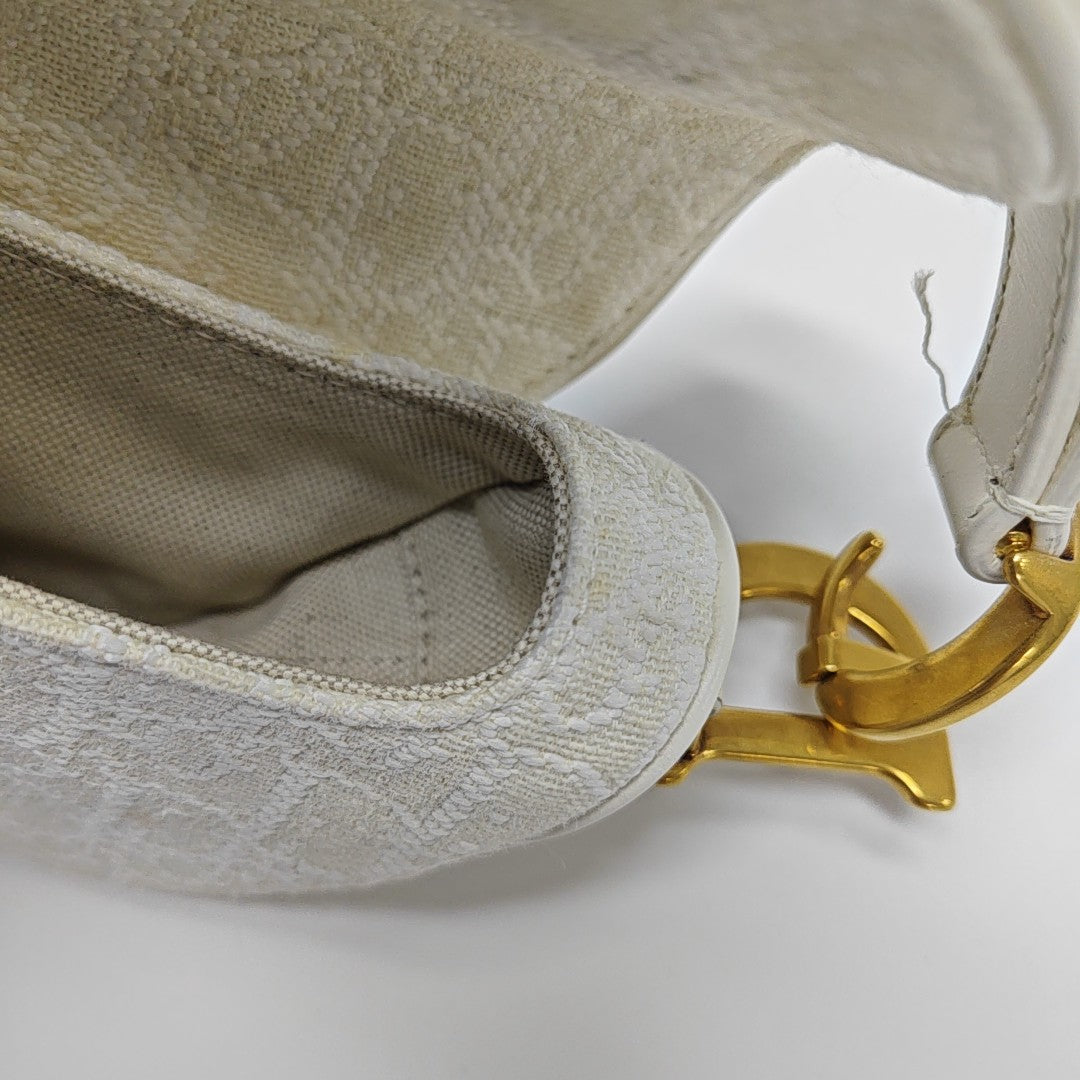 Saddle Mini Canvas White