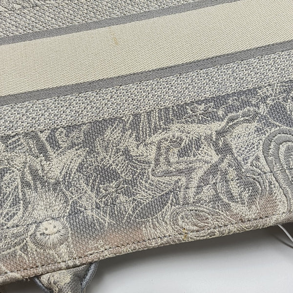 Book Tote Medium Fabric Gray