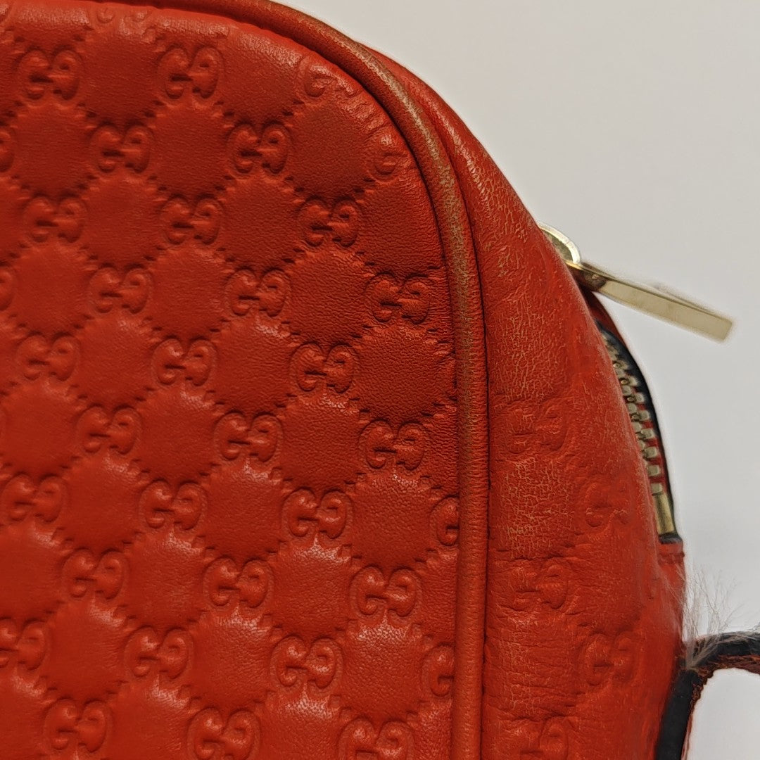 Bree Monogram Calfskin Orange