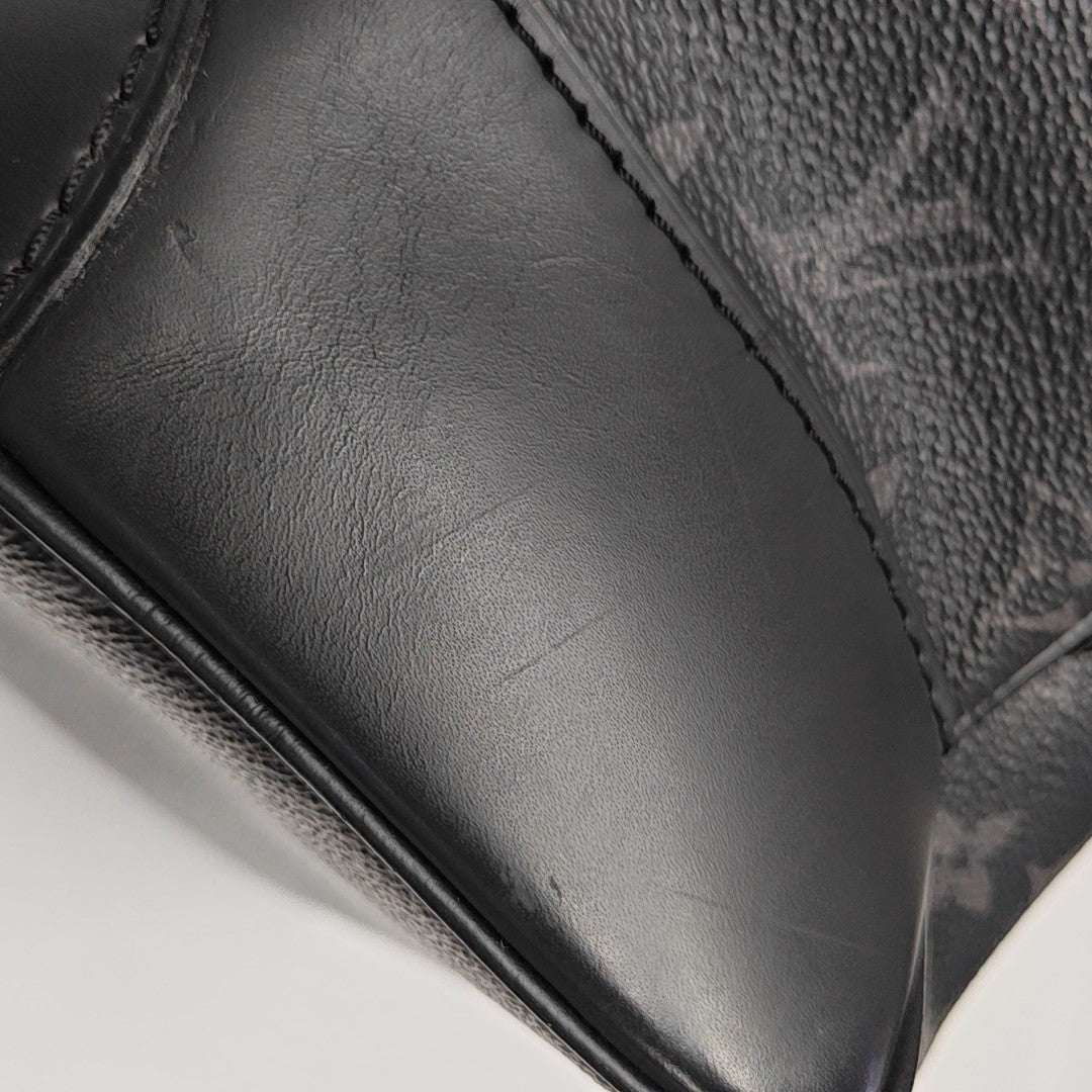 STEAMER Monogram Coated Canvas Black