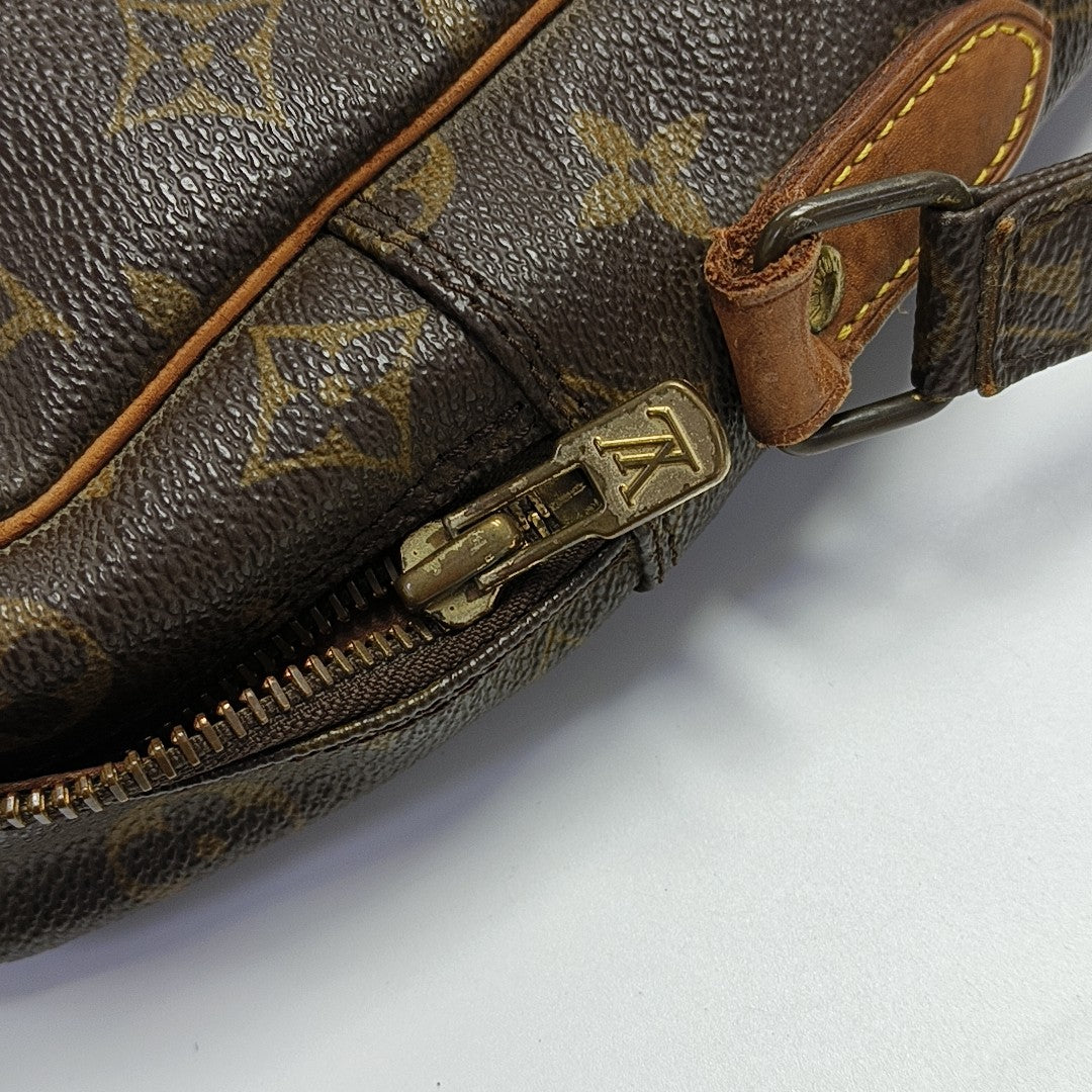 DANUBE Monogram Coated Canvas Brown