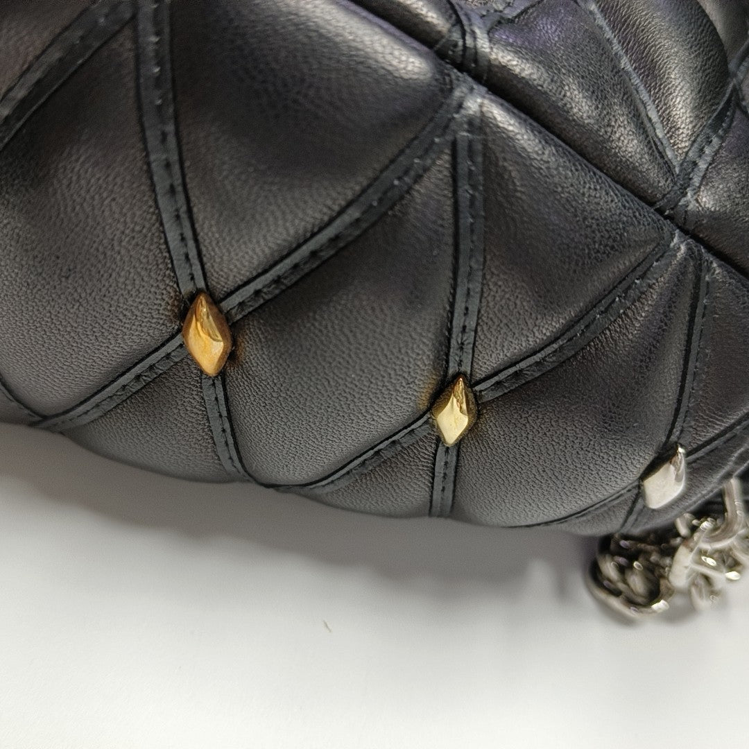 GO-14 Quilted Lambskin Black