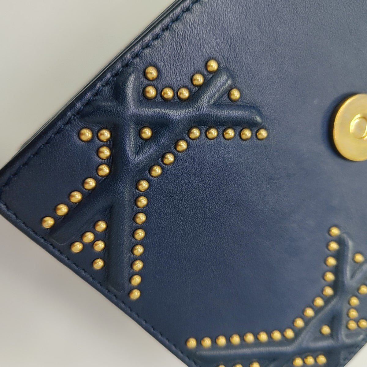 Diorama Cannage Calfskin Blue