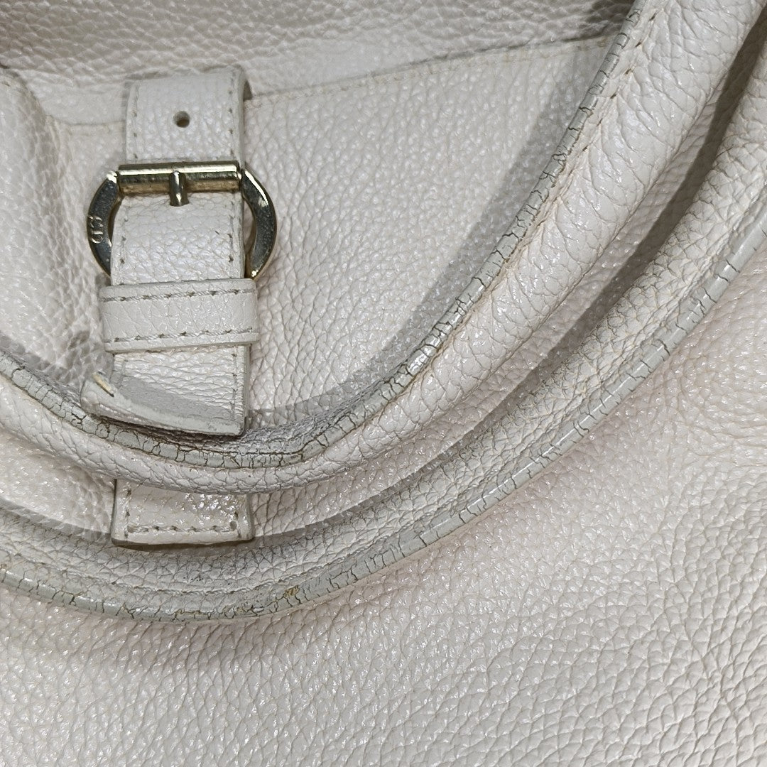 Cannage Calfskin White
